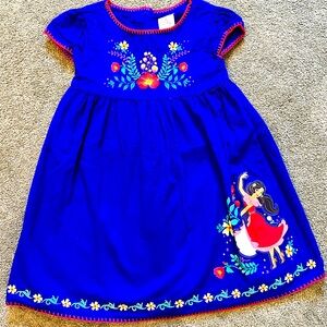 EUC Gorgeous embroidered girls dress - sz 5/6